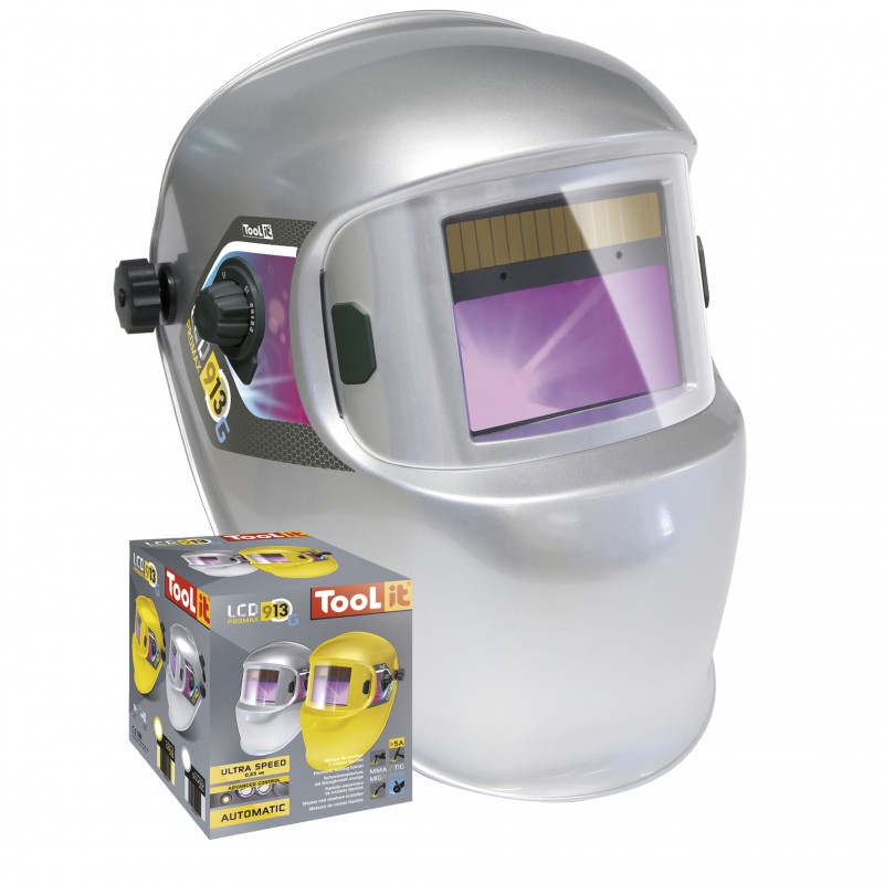 Lcd Promax 9-13 G Silver Helmet