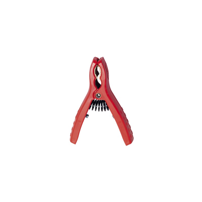 Red Insulated Curved Clamp 120A