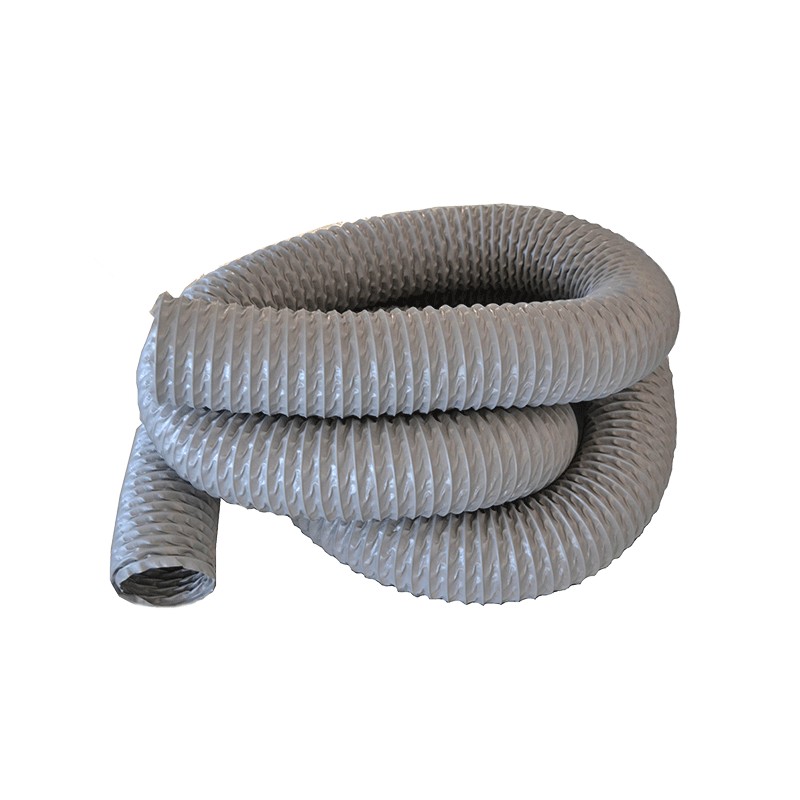 Flexible avec spirale en acier de 10 mètres, diamètre 125 + collier